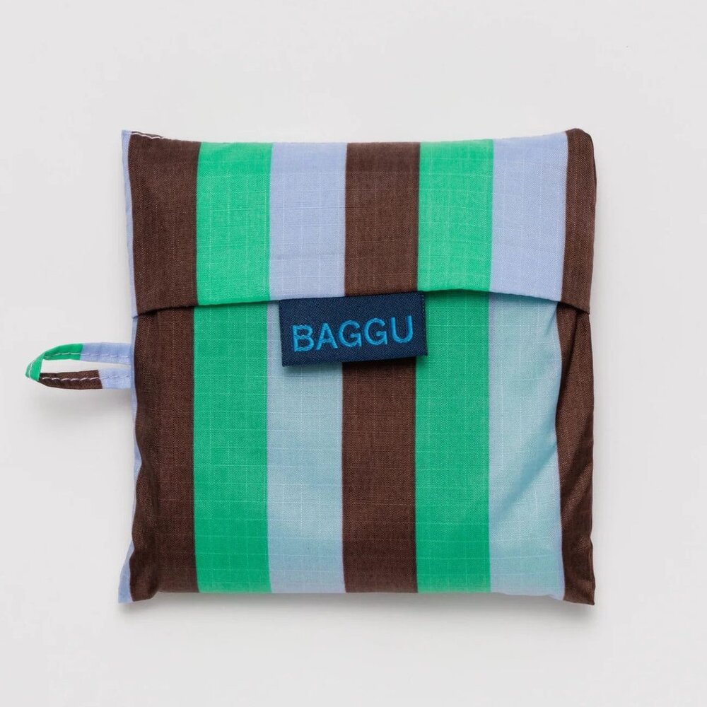 NWT Standard Baggu - Mint 90s Stripe